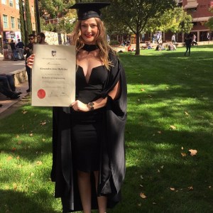 Me graduating from my degree in Civil & Structural Engineering